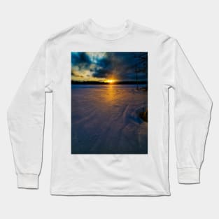 Sunset at Sparkling Lake Long Sleeve T-Shirt